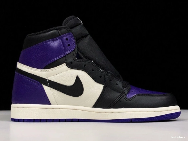 One Kick Jordan 1 555088-501 Air Court Purple 0715